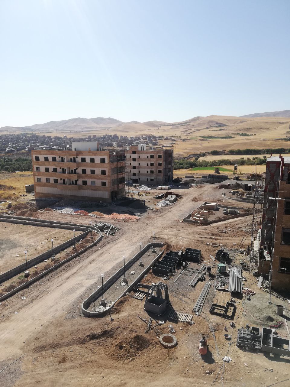 پروژه محوطه سازی خانه های سازمانی ارتش سقز